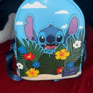 Loungefly Blue Stitch Backpack
